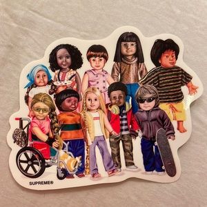 Supreme American Girl Dolls decal sticker